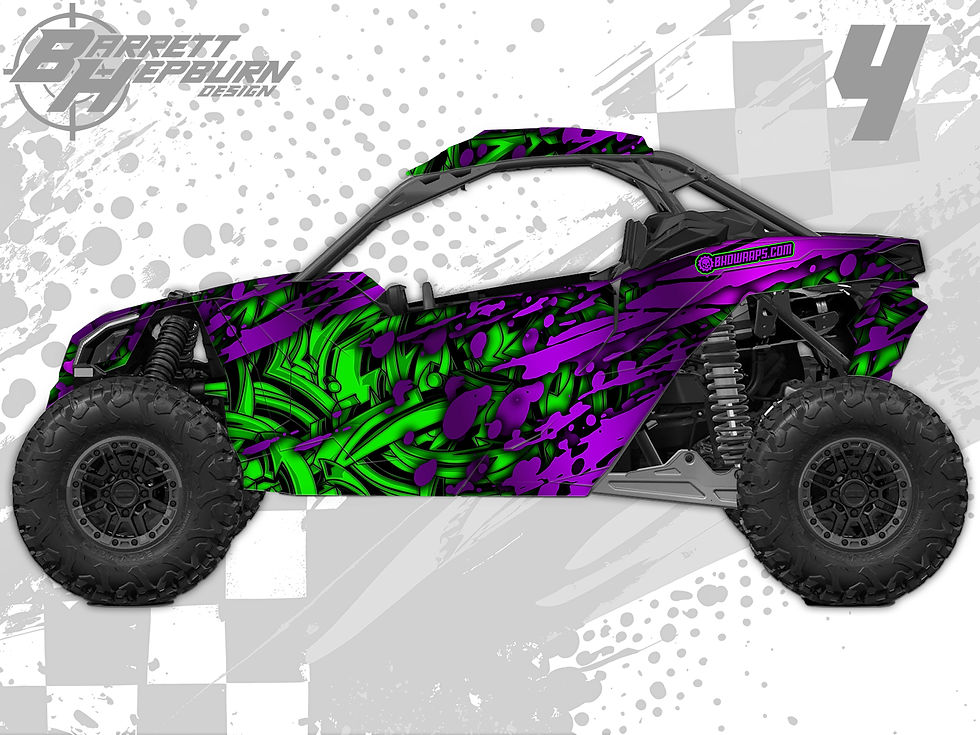Thumbnail: Burner (Can-Am Maverick X3 Wrap Kit)