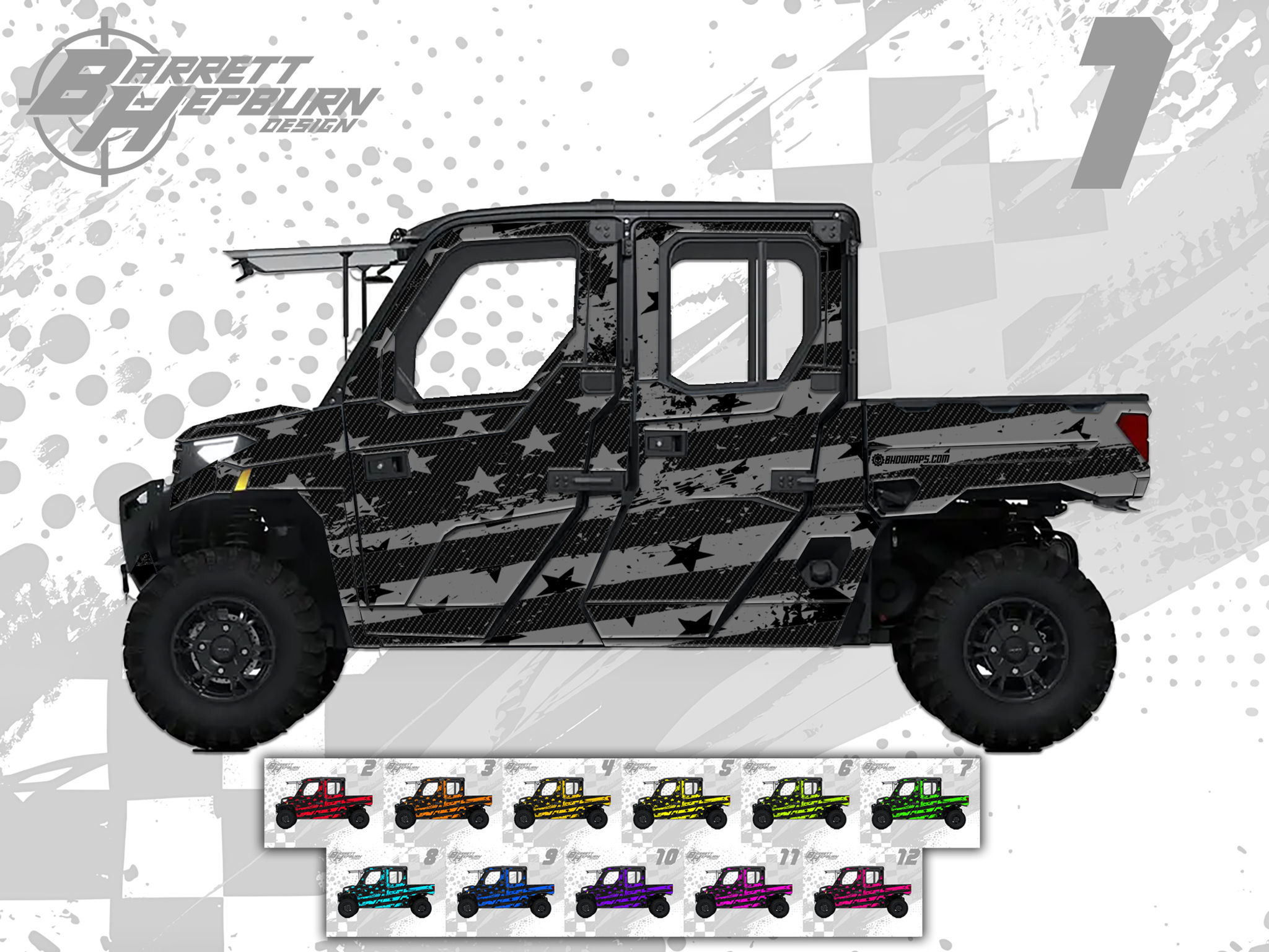 Vice Flag (Polaris Ranger Wrap Kit)