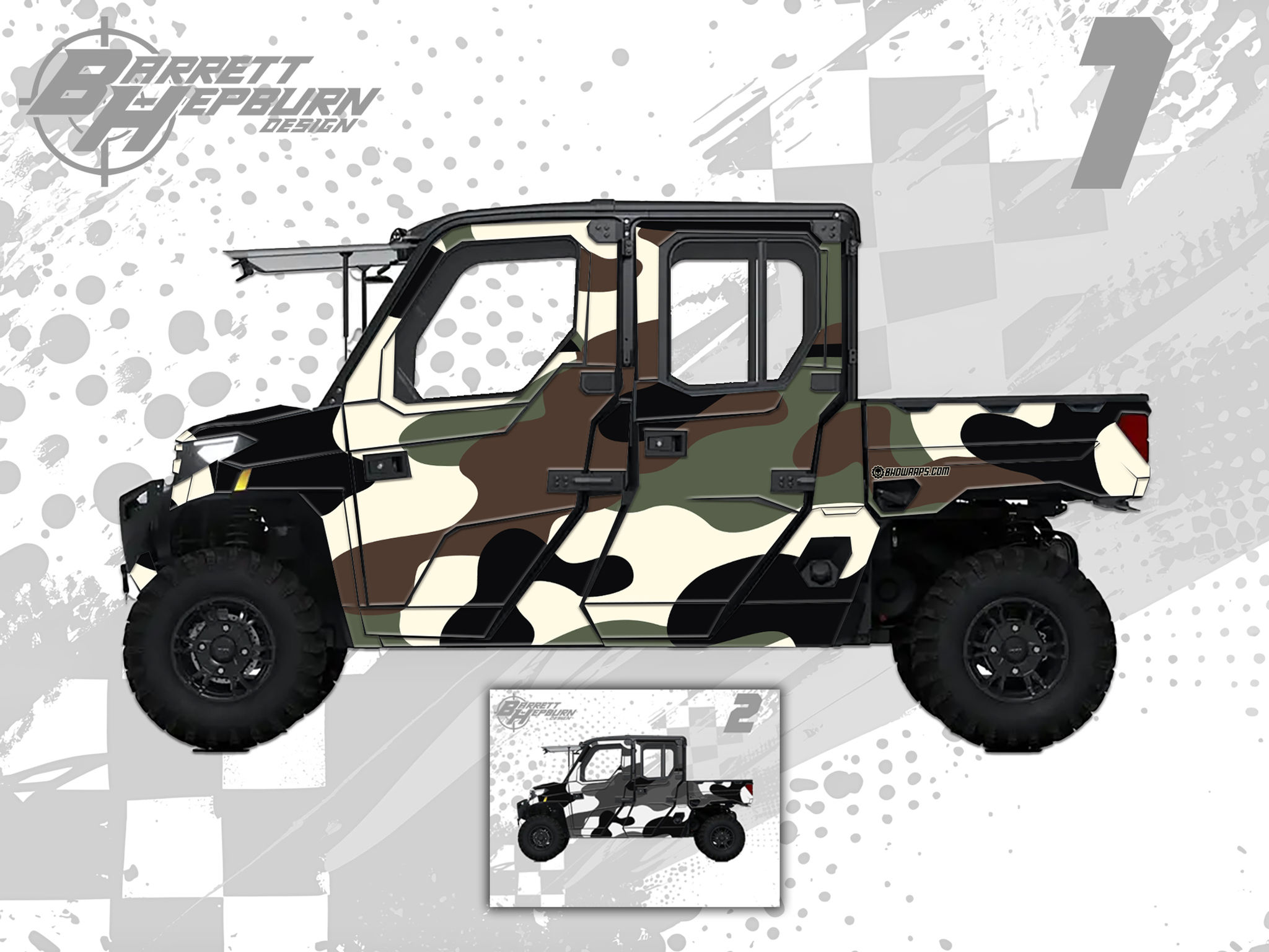 Camo (Polaris Ranger Wrap Kit)