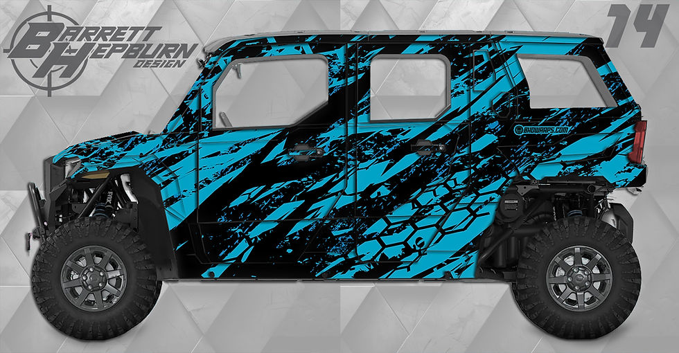 Thumbnail: Honeycomb Splash (Polaris Xpedition Wrap Kit)