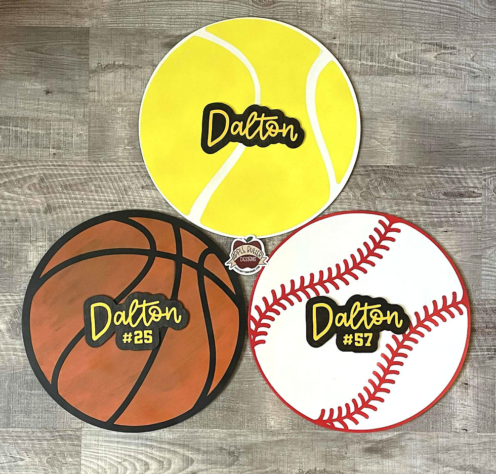 Thumbnail: Personalized Sports Signs
