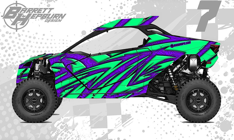 Thumbnail: Destination (Can-Am Maverick R Wrap Kit)