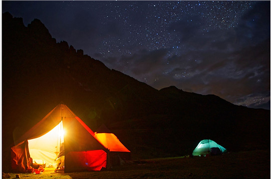 Bivouac dans les Pyrénées