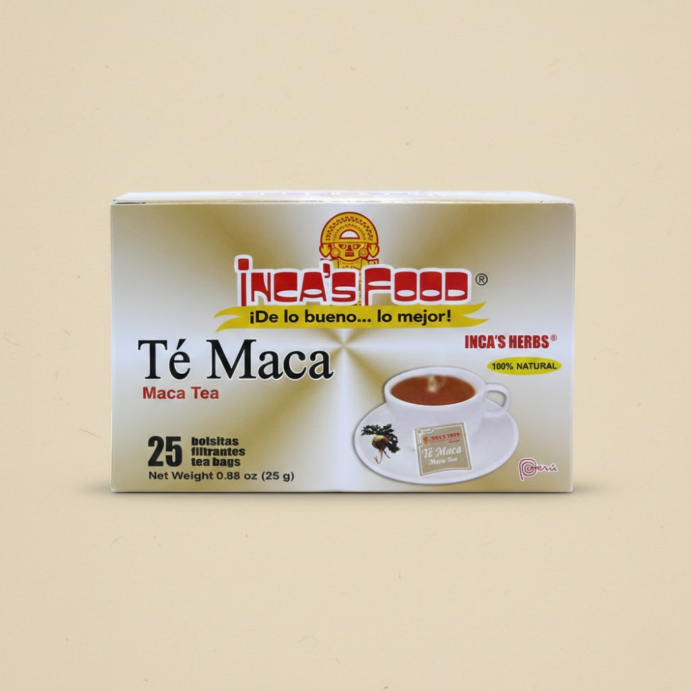 Té De Maca Peruana Inca's Food Caja Con 25 Bolsitas