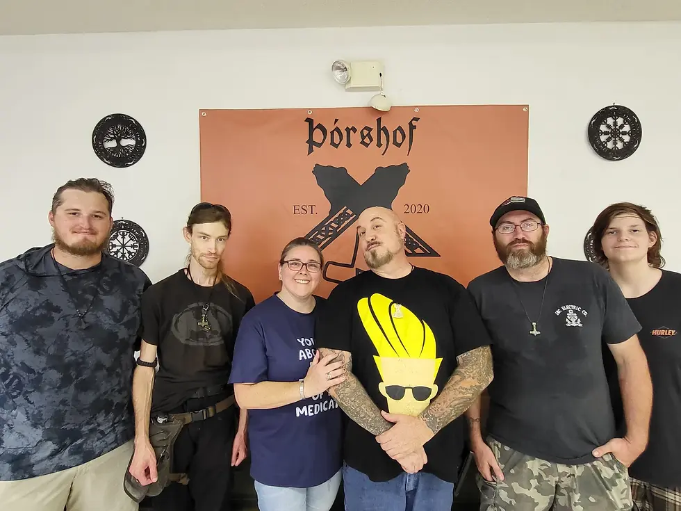 Work Day at Þórshof. Linden, North Carolina