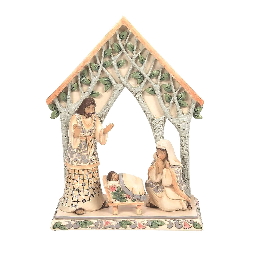 White Woodland - Holy Family With Creche