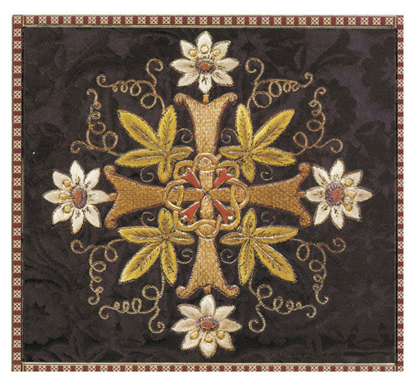 Embroidery Card -Silk Burse
