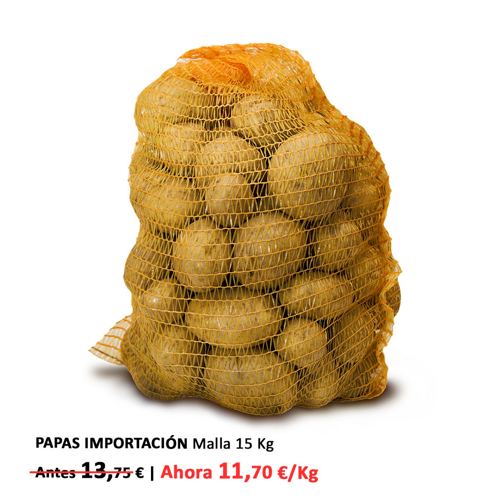Papas de Importación (Saco 15 Kg)