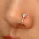 Thumbnail: 18K Gold Non-Piercing Nose Ring