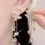 Thumbnail: Beautiful Butterfly Silver Tassle Earrings