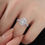 Thumbnail: Beautiful Adjustable Zenith Engagement/Wedding Diamond Ring (with Box)