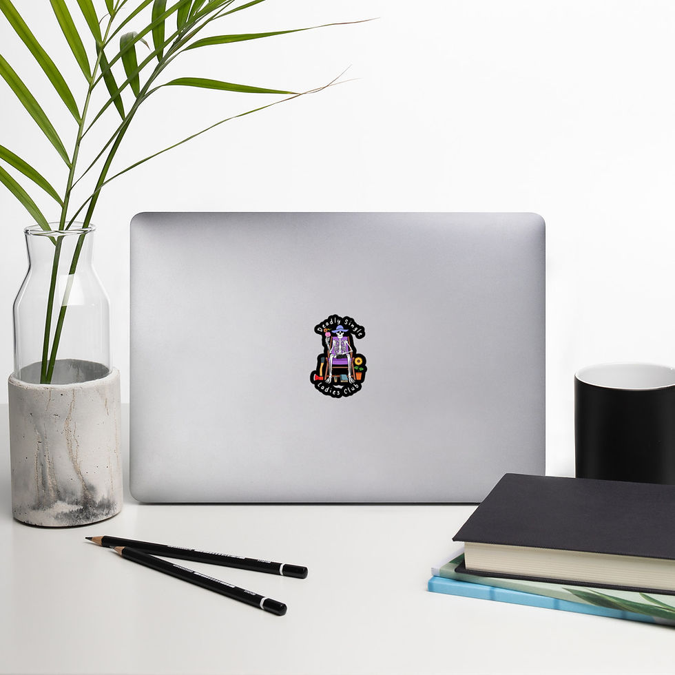 Thumbnail: Bubble-free stickers Deadly Single Black