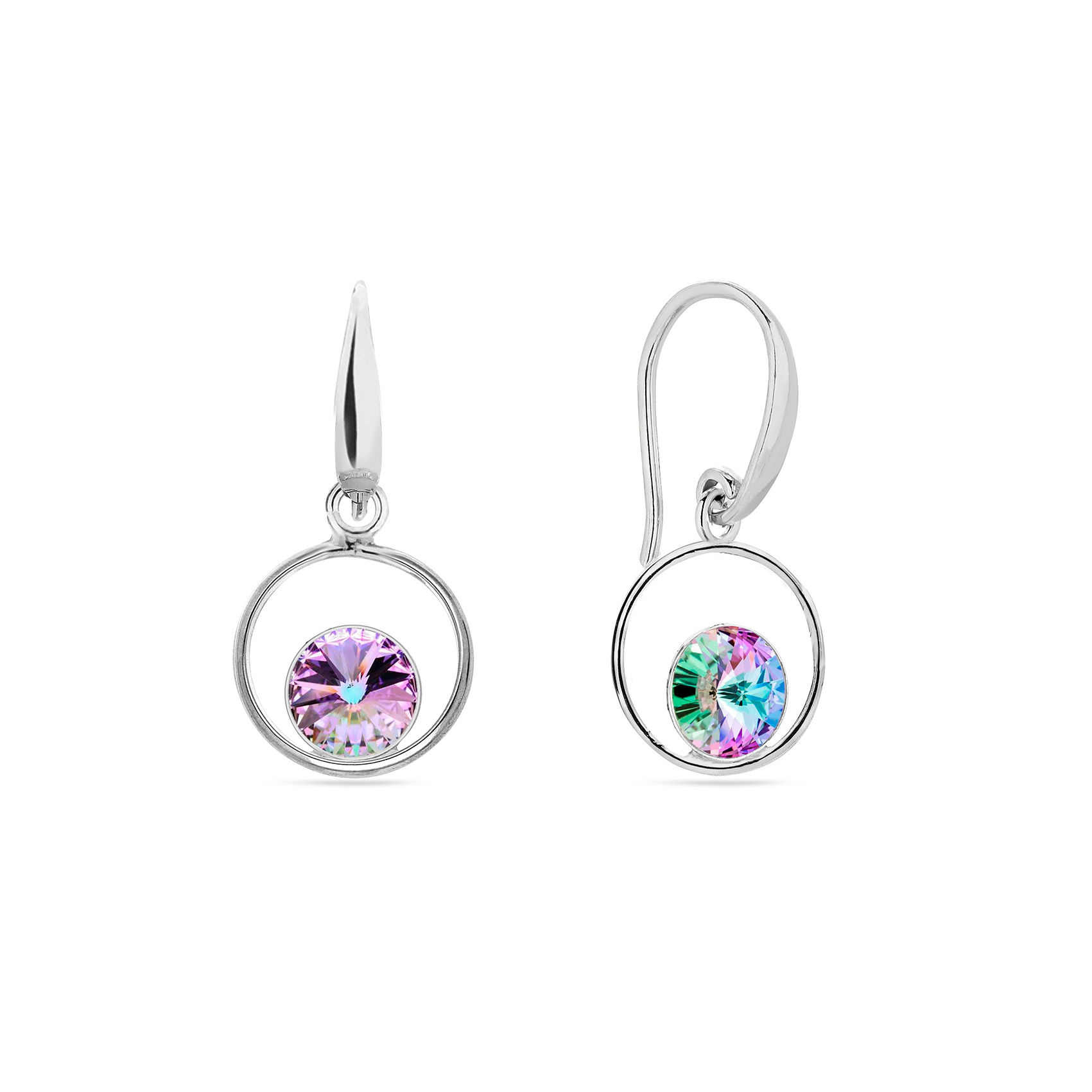 22E-VL Vitrail Light Crystal Fame Earrings