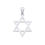 Thumbnail: 605 Large Star of David Pendant (Reversible)
