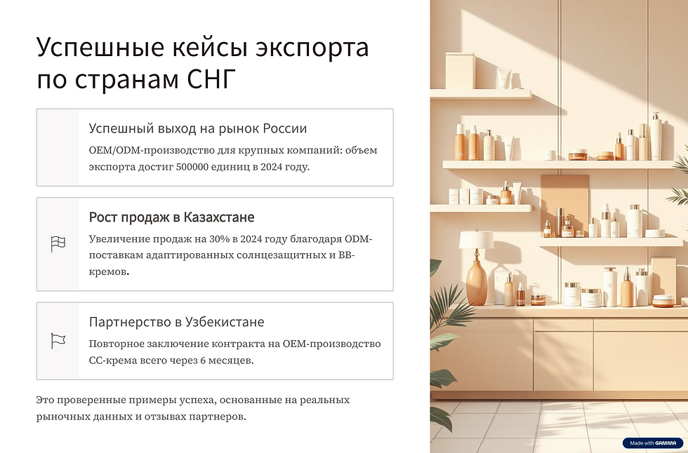Процесс консультации и система поддержки OEM/ODM