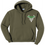 Thumbnail: Deer Skull on Olive Hoodie