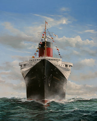 SS Normandiefine art limited edition print