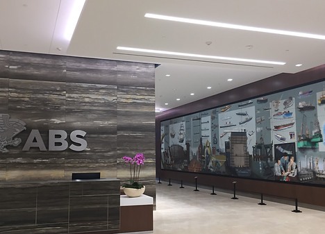American Bureau of Shipping reception mural