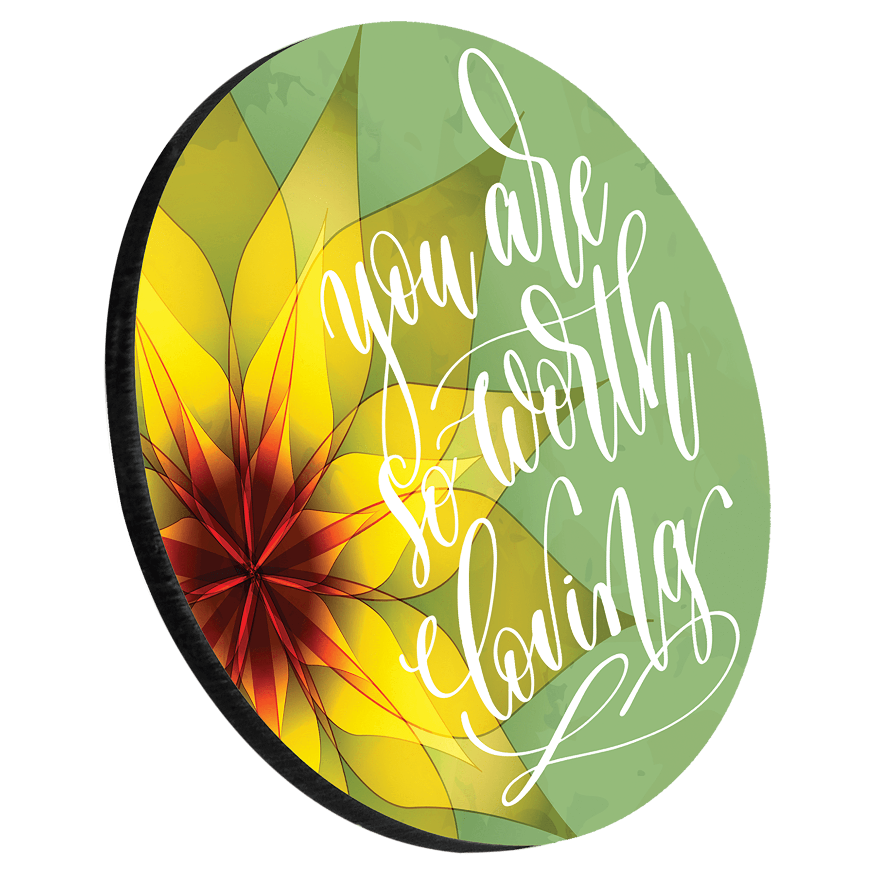 Custom Full-Color Premium Coaster – 3 3/4" Round