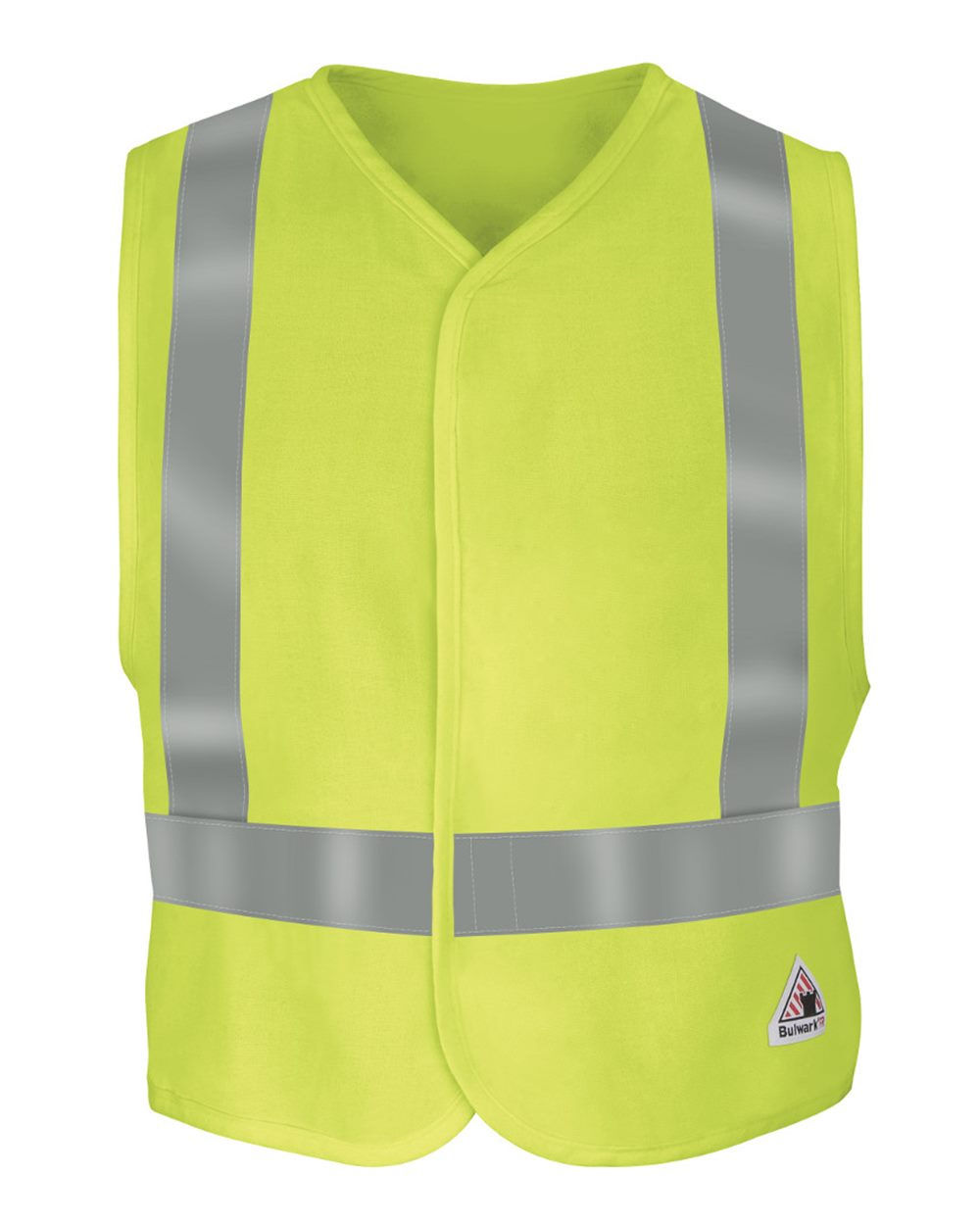 Bulwark VMV4HV FR Hi-Vis Safety Vest in Hi-Vis Yellow/Green