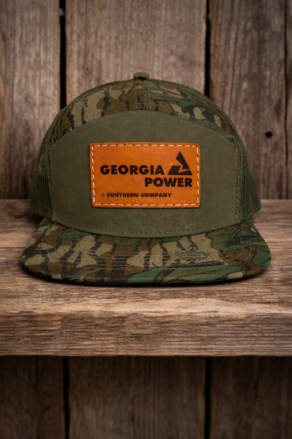 Lost Hat Co Leather Stitched Patch SOCO
