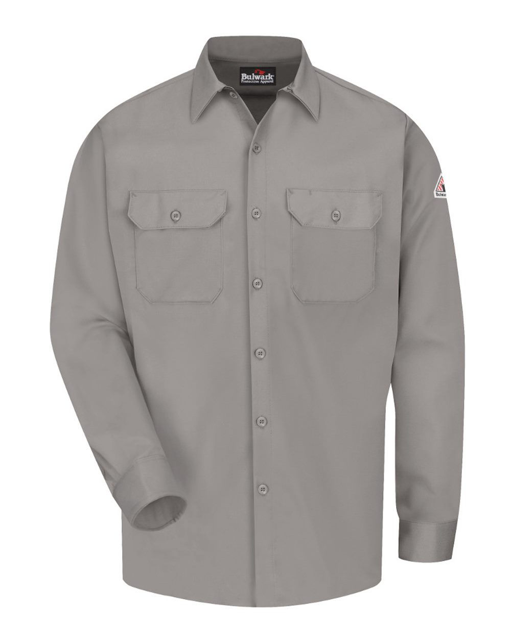 Bulwark SLW2 FR Work Shirt in Grey