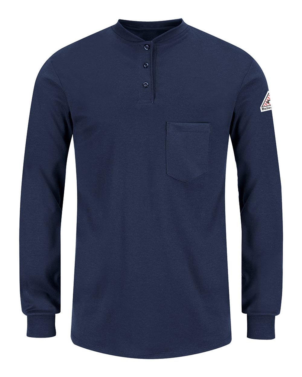 Bulwark SEL3 Women's FR Tagless Henley in Navy