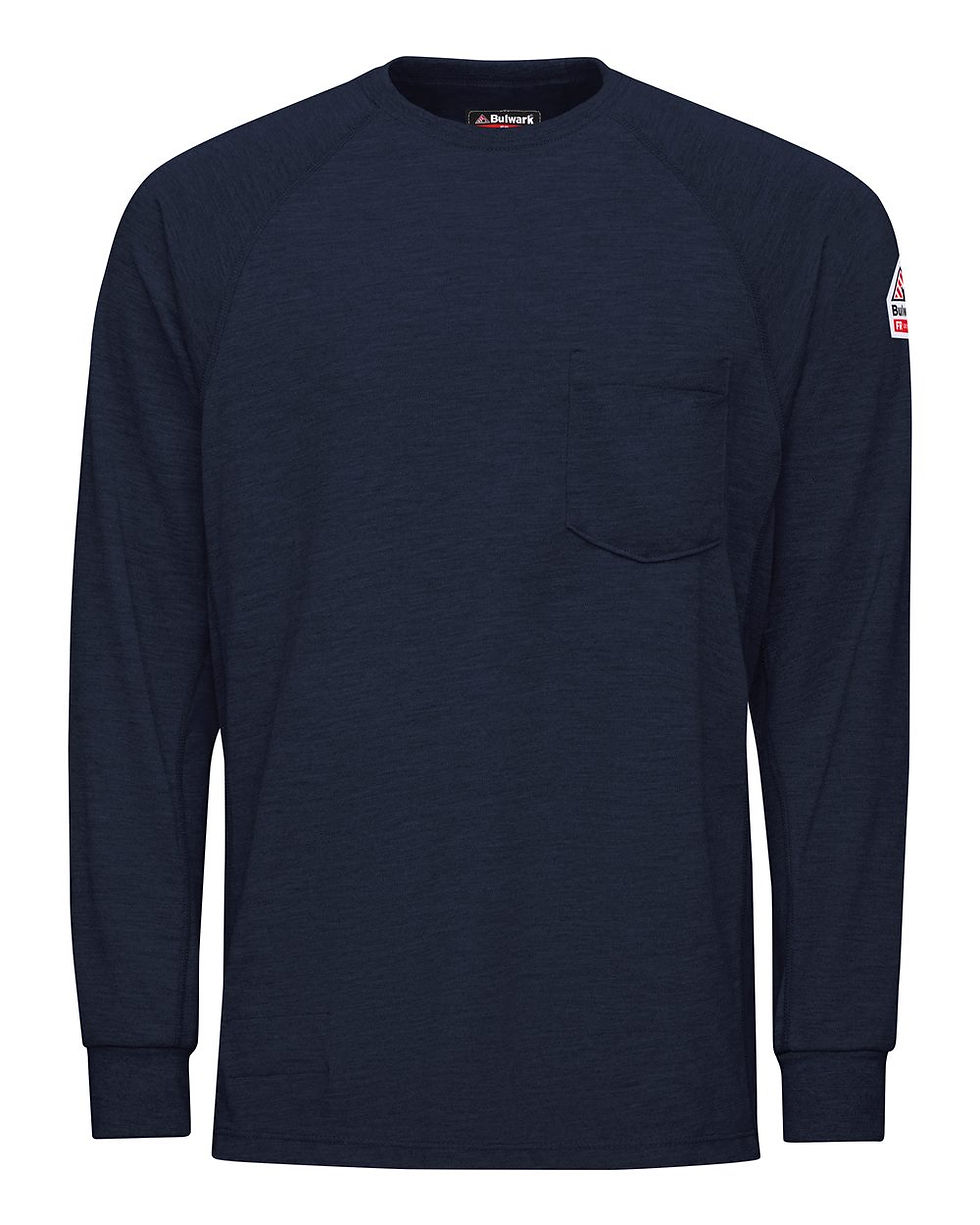 Bulwark SMT2 CoolTouch 2 FR Long Sleeve Tee in Navy