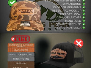 Genuine Leather vs Heat Adhesive Patches | Hobbs Peak Designs