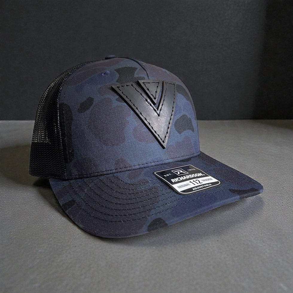 Richardson 112PFP Camo Hat – Verve Church Leather Patch
