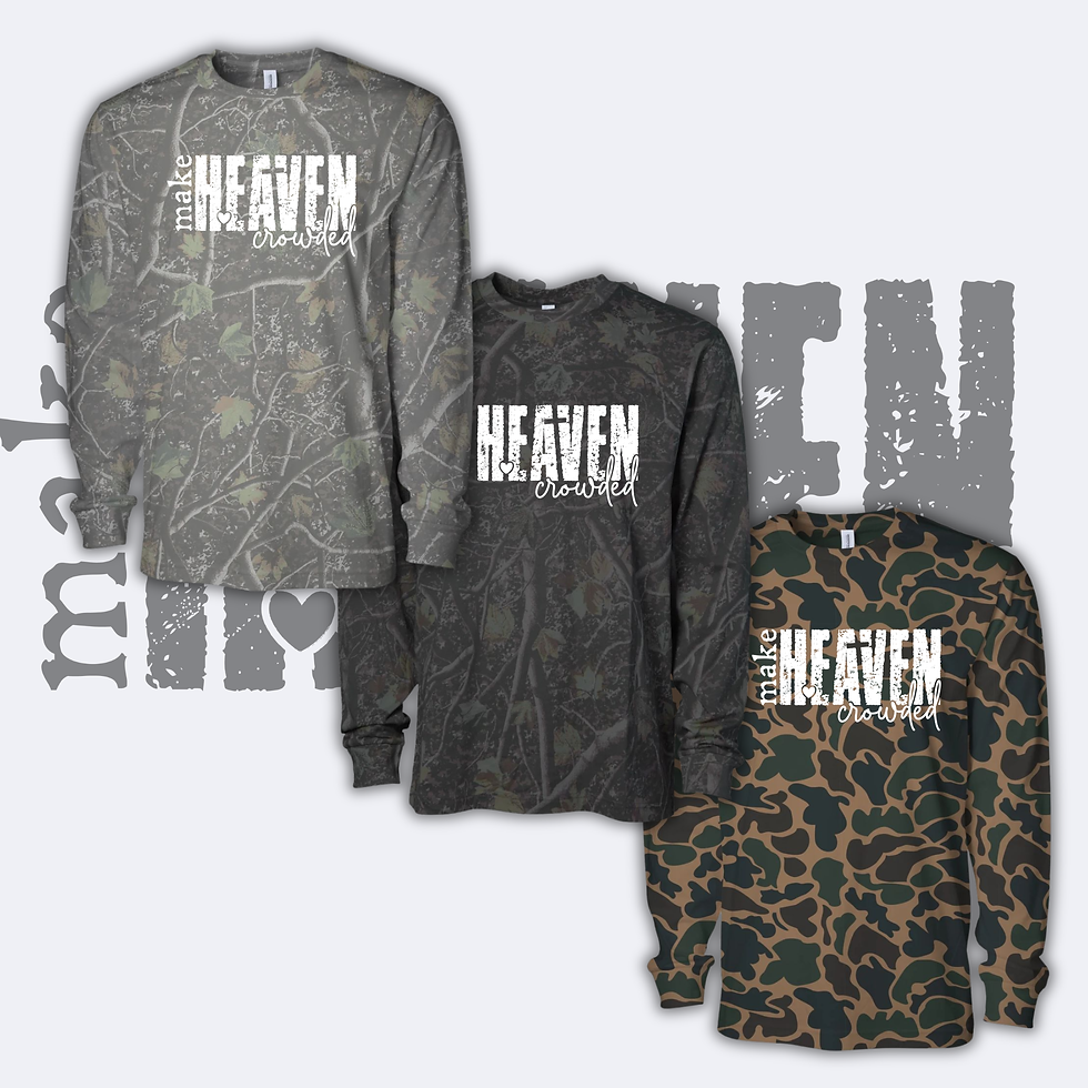 Make Heaven Crowded Camo Long SleeveT-Shirt