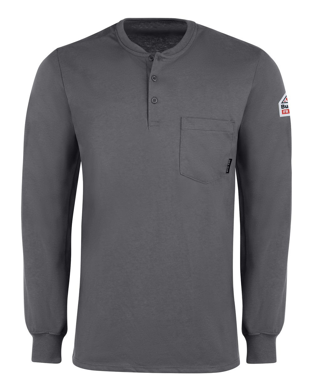 Bulwark SEL2 FR Tagless Henley in Charcoal