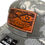 Miniatura: Side profile of Operation Epic Fury military tribute leather patch hat available in multiple Richardson 112 color options