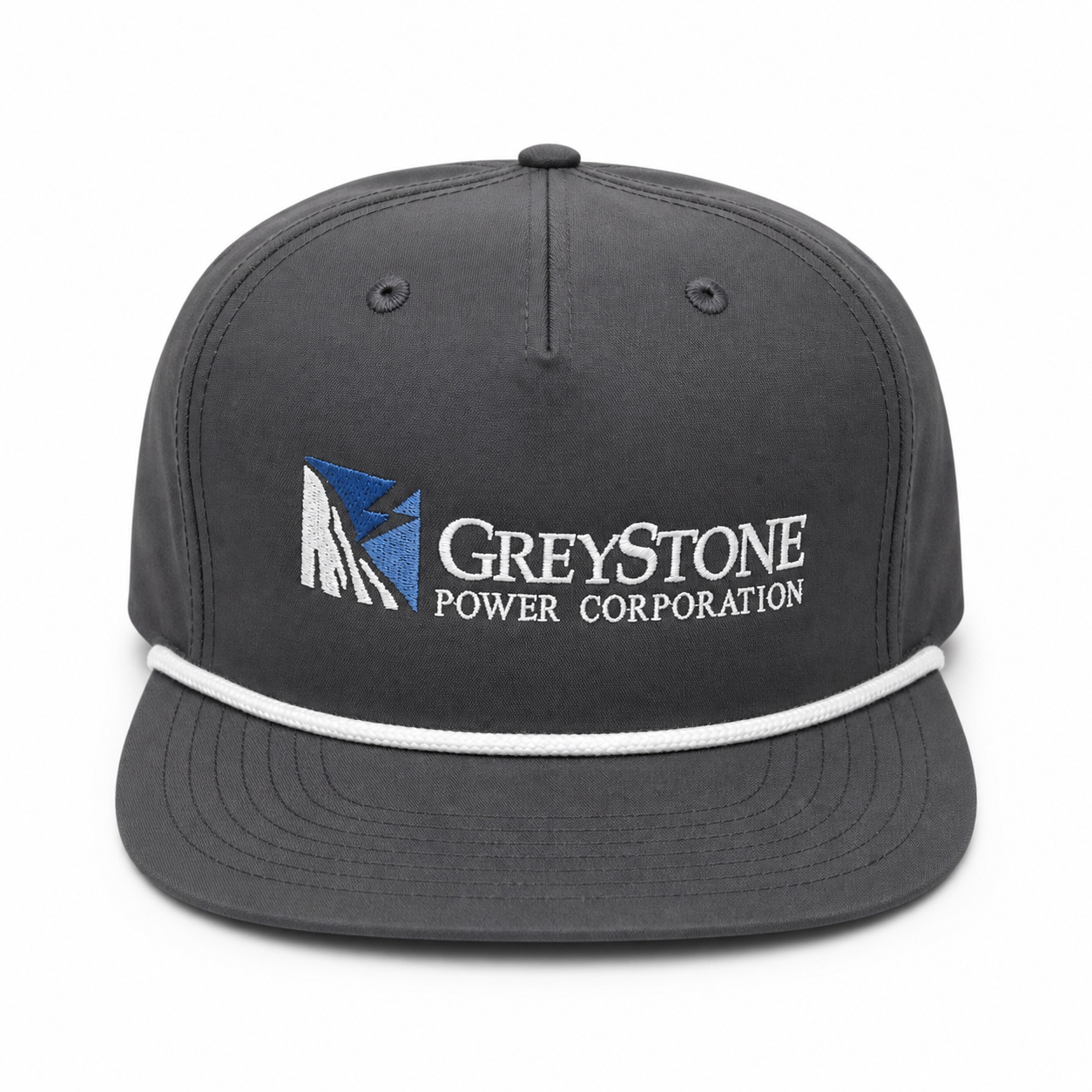 Greystone Power Embroidered Old School Logo Richardson 256 Rope Hat