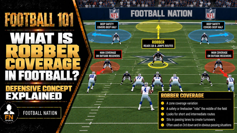 What Is Robber Coverage in Football?