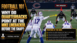 Why Do Quarterbacks Point at the Mike Linebacker?
