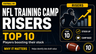 NFL Training Camp Risers Top 10 to Watch in Preseason Week 1