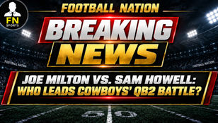Joe Milton vs. Sam Howell: Who Leads Cowboys’ QB2 Battle?