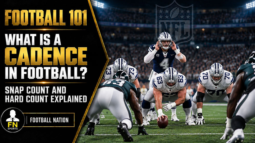 What Is a Cadence in Football? Snap Count and Hard Count Explained