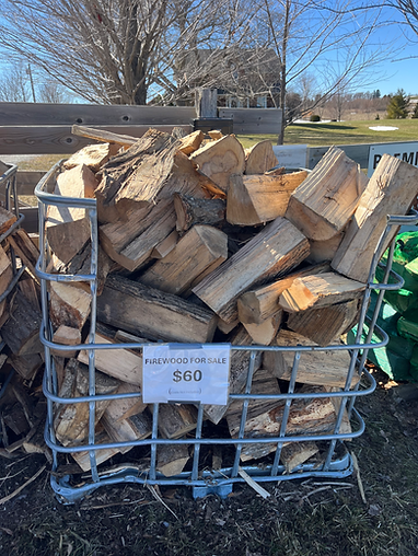 tote of firewood