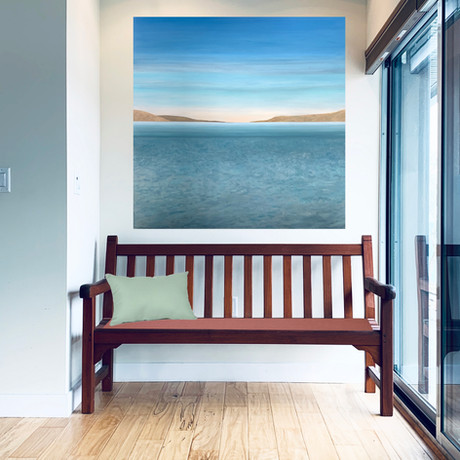 Paintings of the finger lakes, Seneca lake.