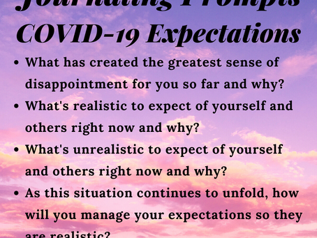4 Reflection Questions for Managing Your Expectations During COVID-19