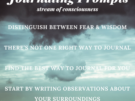 It’s Ok to Write About the Weather…And Other Tricks for Stream of Consciousness Journali