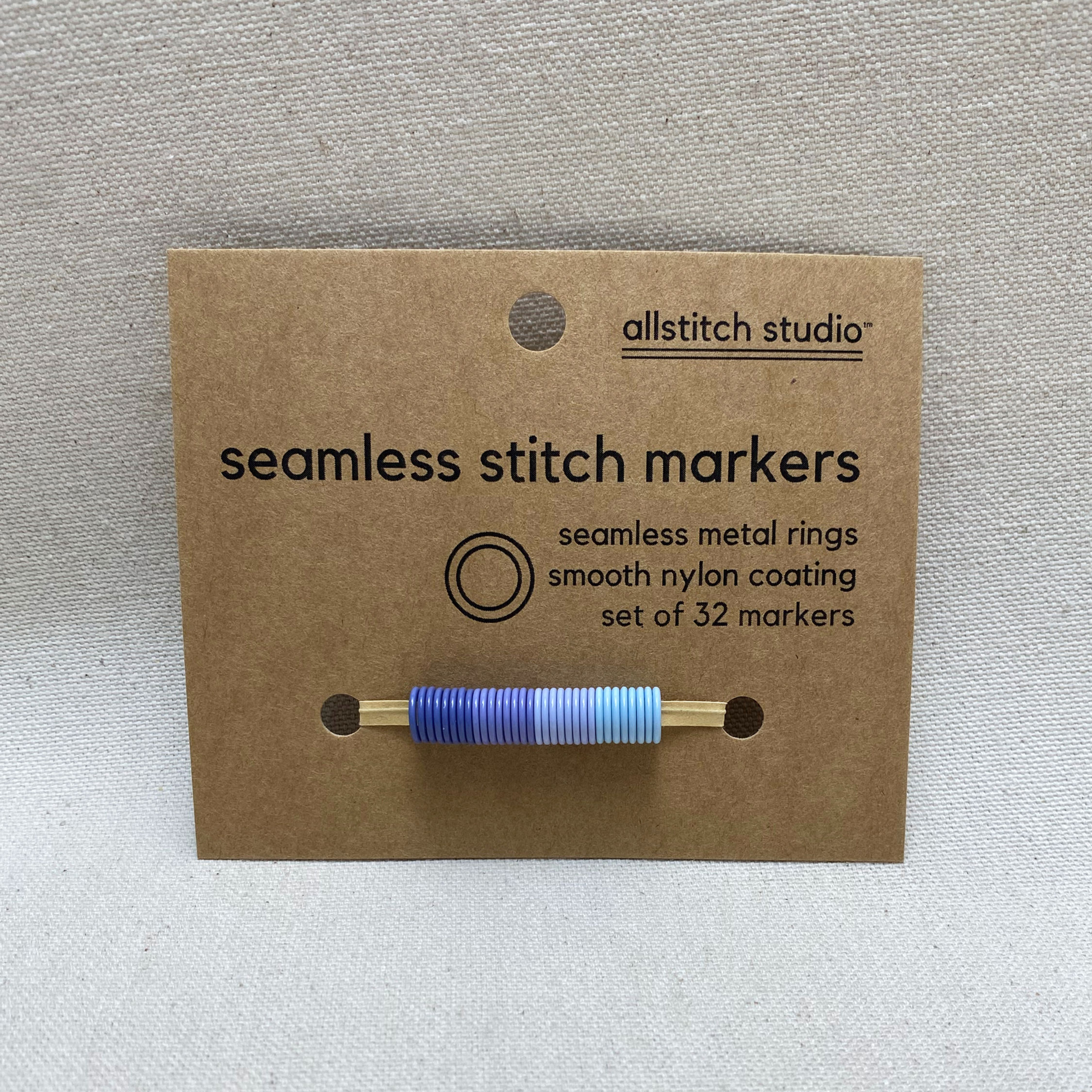 Allstitch Studio - Small Ring Stitch Markers - Lavender  Tones