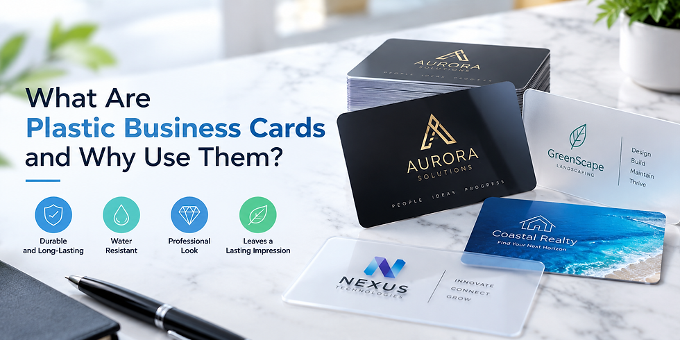 What Are Plastic Business Cards and Why Use Them?