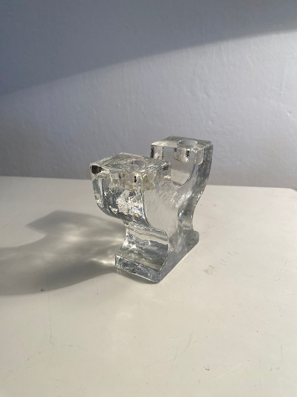 Thumbnail: Kerzenhalter Eisglas
