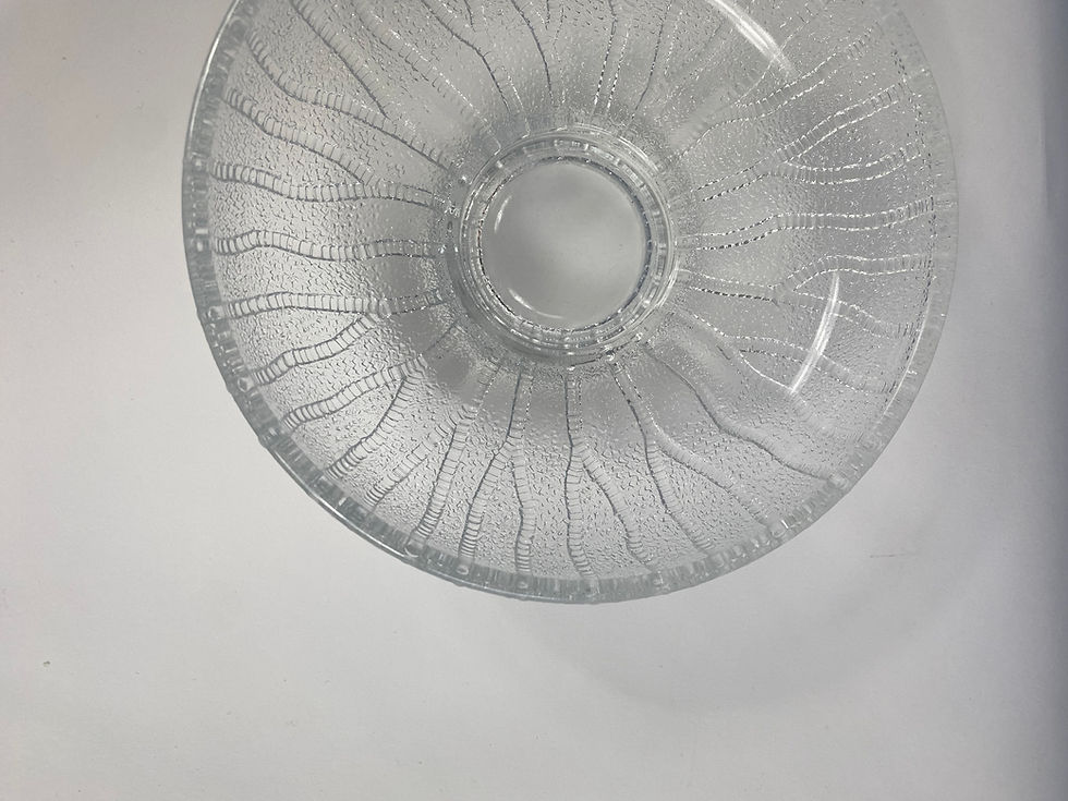 Thumbnail: Large Glass Dish with Organic Surface