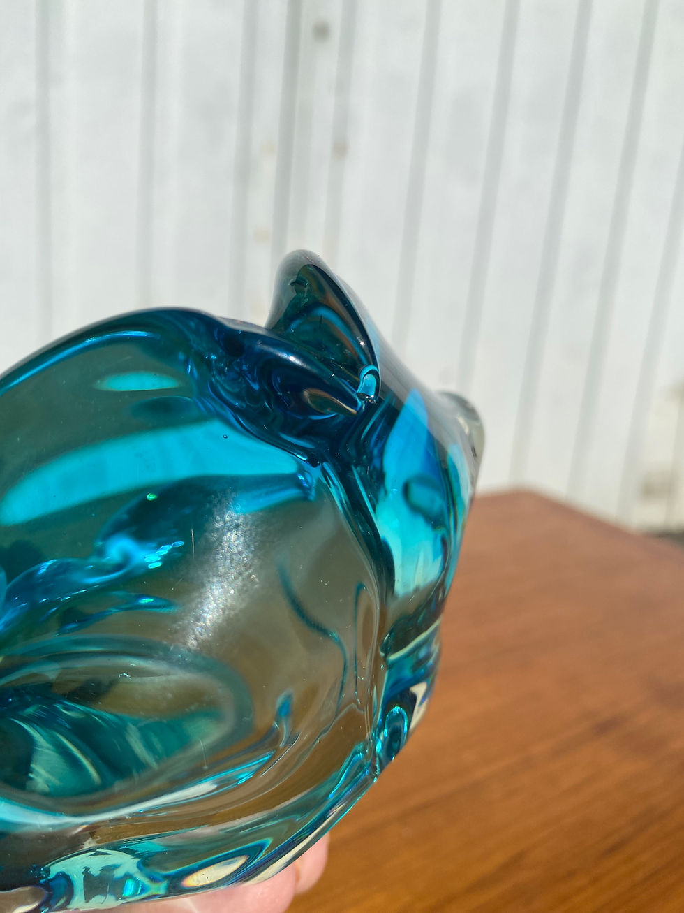 Thumbnail: Türkis Glasschale