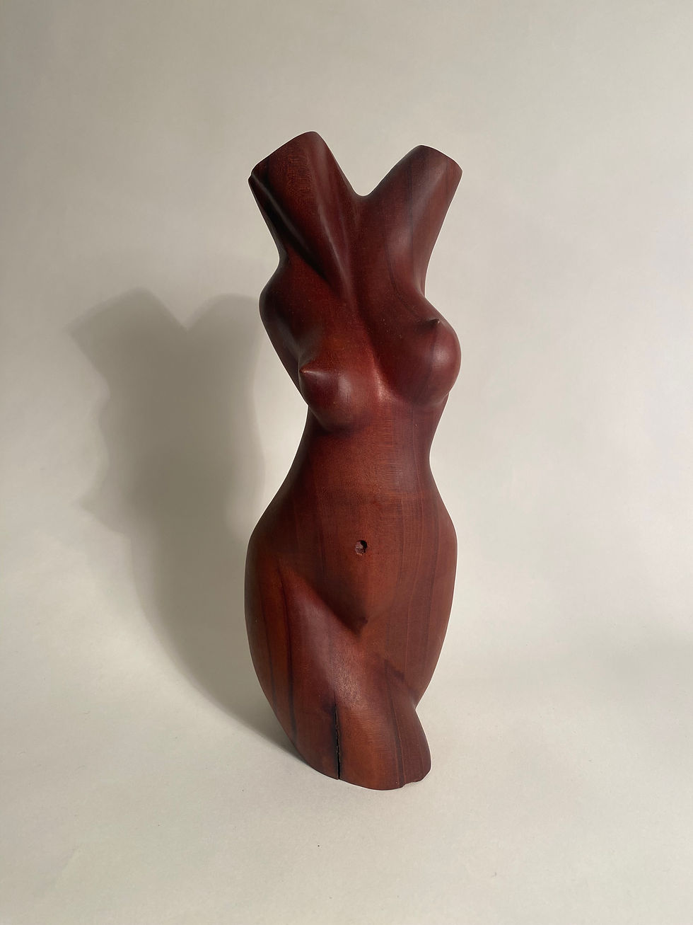 Thumbnail: Female teak bust