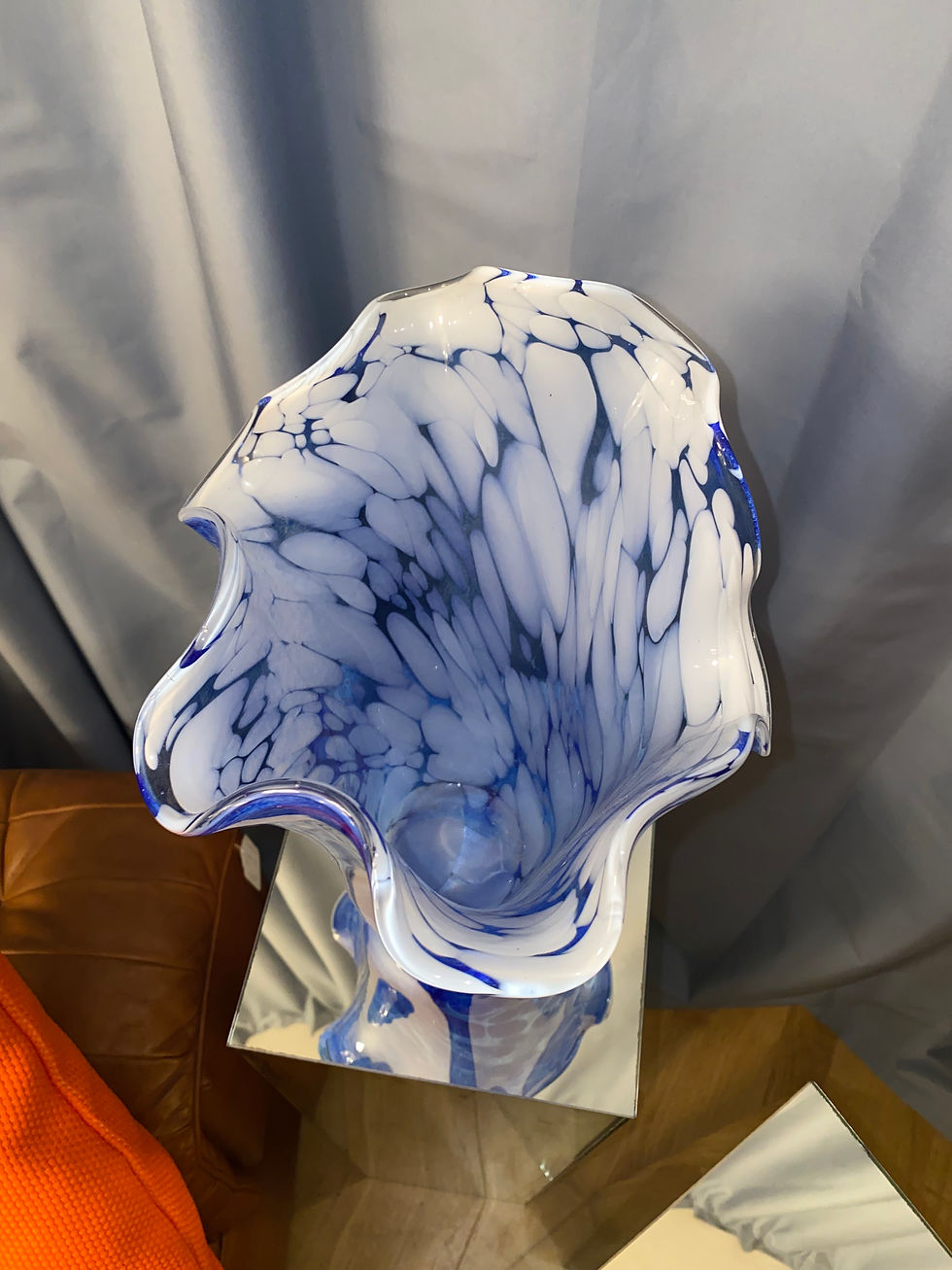 Thumbnail: Fazzoletto vase blue